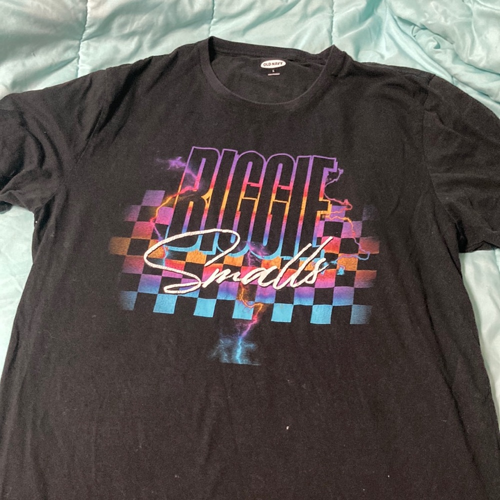 Black graphic tee